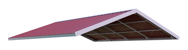Vertical Roof Style Carport Nelson's Buildings